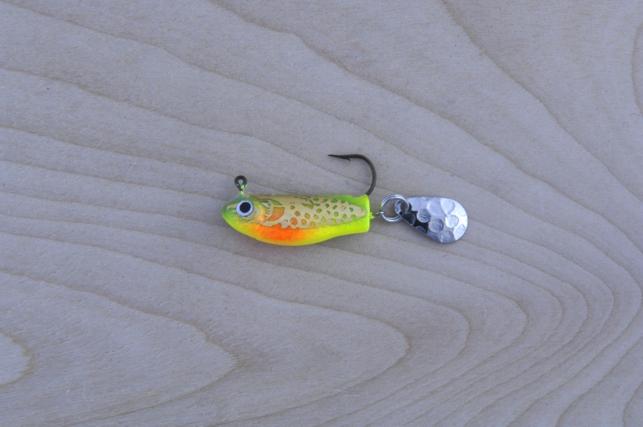Rattleback Crappie Minnow – Chartreuse – Lunker Lure Hawg Caller
