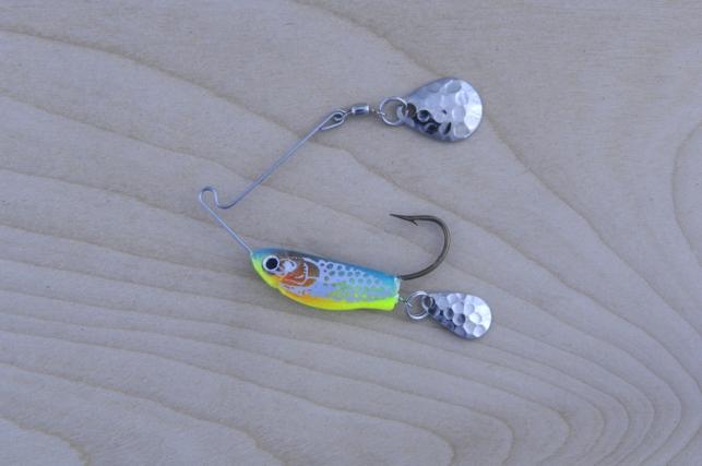 Rattleback Crappie Spin – Chartreuse – Lunker Lure Hawg Caller