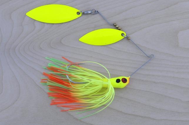 CLOSEOUT* BAD RIVER SPINNER BAIT DOUBLE BLADE - 1/4OZ - Northwoods